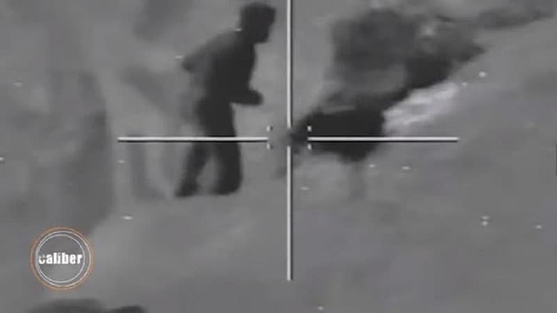 “Caliber” ordumuzun vertolyotlarının hücumunun eksklüziv kadrlarını göstərdi (VİDEO)