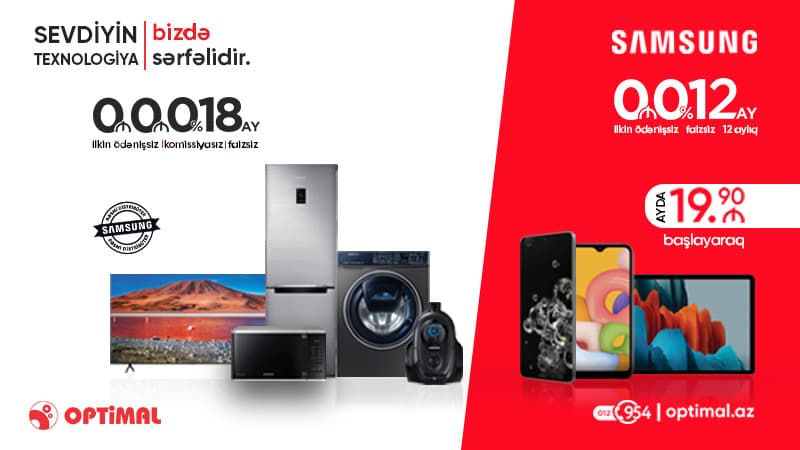 Sevdiyin texnologiya bizdə sərfəlidir!