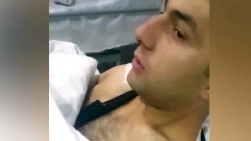 Ermənilərin dünən yaraladığı əsgərimizin görüntüləri yayıldı (VİDEO)