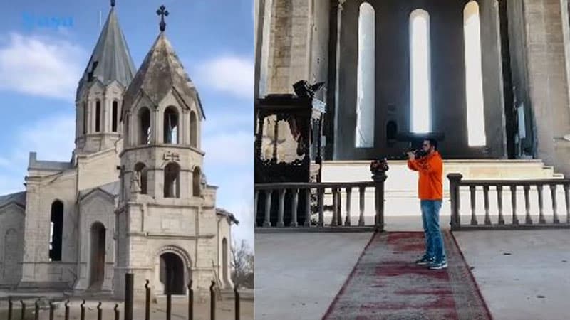 Şuşada kilsədə 28 il sonra "Sarı gəlin" səsləndi (VİDEO)