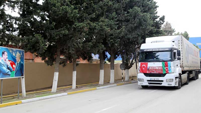 İğdırdan Azərbaycan ordusuna yardım göndərildi (FOTO)