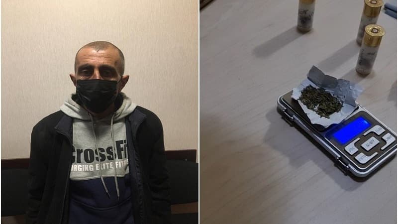 Polis Gəncədə əməliyyat keçirdi - Silah və narkotik götürüldü