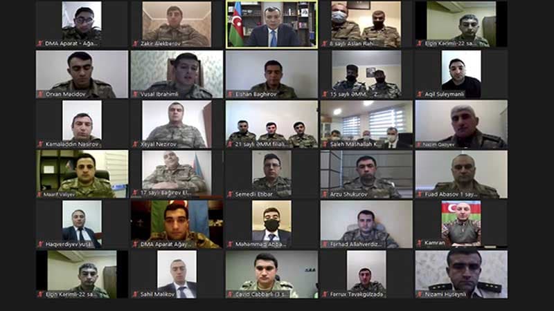 Sahil Babayev Vətən müharibəsində iştirak edən əməkdaşlarla görüşdü