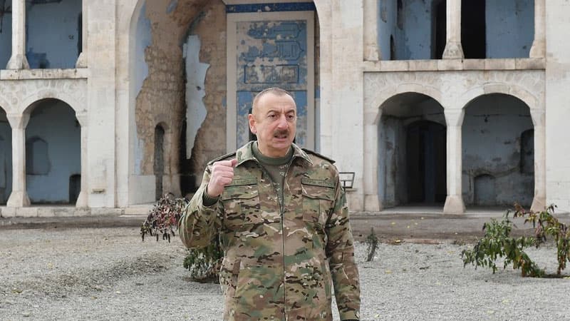 Prezident: "Sülhməramlılar humanitar işlərlə məşğuldur, bu bəyanatda yer almayıb"