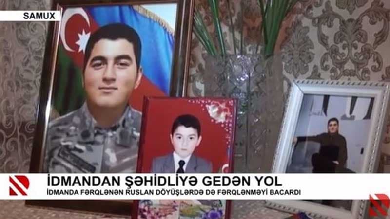 Xüsusi təyinatlı qüvvələrin əsgəri şəhid Ruslan Əsədov (VİDEO)