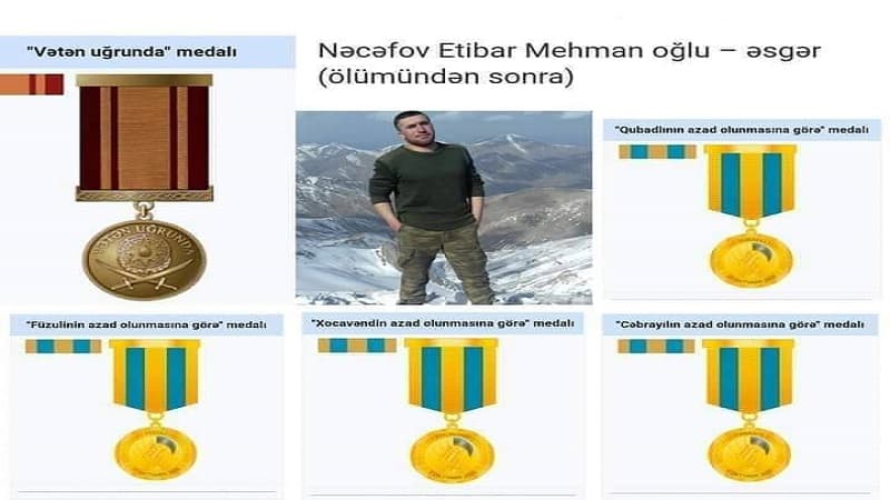Ali Baş Komandanın 5 medalla təltif etdiyi 22 yaşlı şəhid (FOTOLAR)