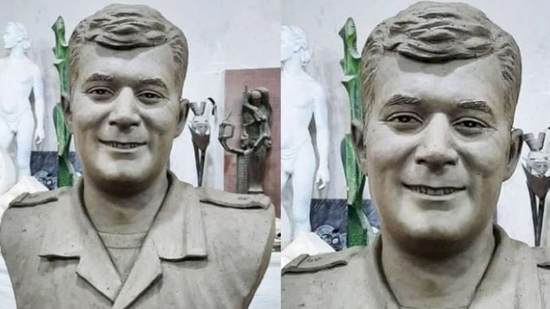 Şəhid Xudayar Yusifzadənin büstü hazırlanıb