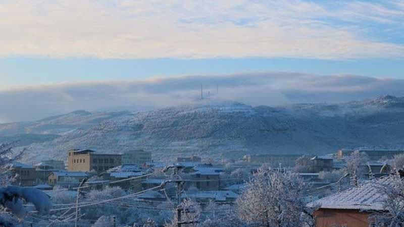Şuşaya qar yağır (FOTO)