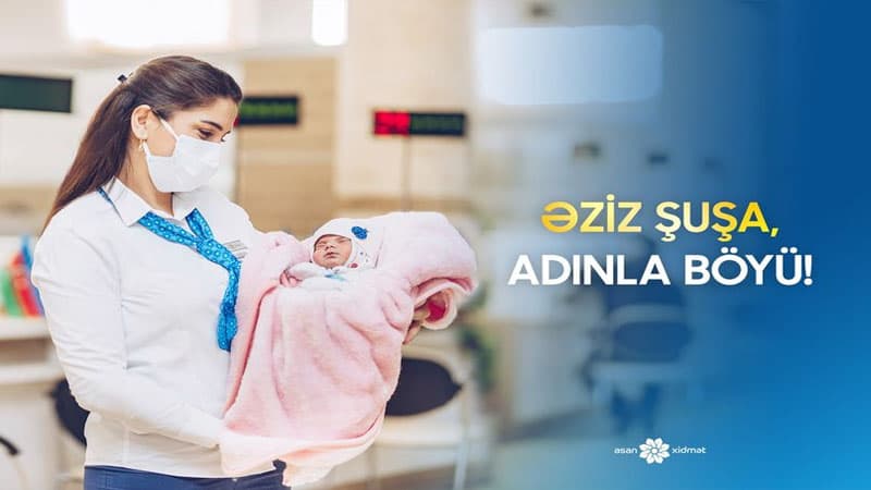 Şəhid övladı Şuşaya şəxsiyyət vəsiqəsi verildi