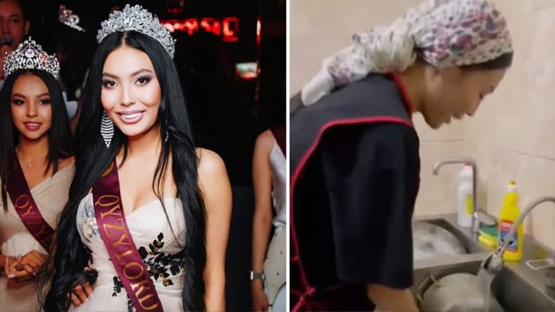 “Miss Qızılorda” gözəlliyinə görə kafedə işləyir (FOTO/VİDEO)