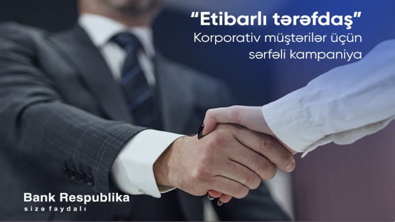 Evdən çıxmadan, sərfəli şərtlərlə “Bank Respublika”da hesab aça bilərsiniz!