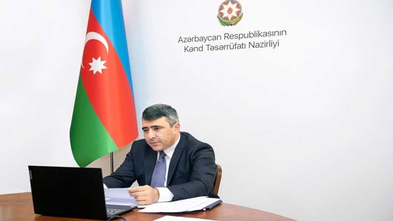 Çəltik istehsalının inkişafı ilə bağlı onlayn müşavirə keçirildi