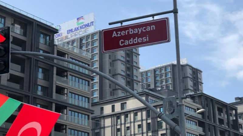 İstanbulda Azərbaycan küçəsinin açılışı oldu (FOTO)