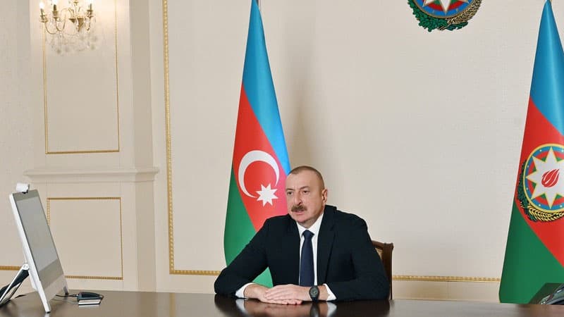 İlham Əliyev Vüqar Süleymanovu videoformatda qəbul etdi