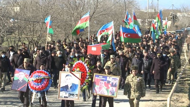 Vətən Müharibəsi şəhidi Ələkbər Ələkbərli Tərtərdə dəfn edildi (FOTOLAR)
