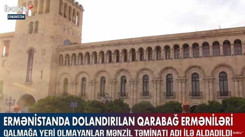 Ermənistanda aldadılan Qarabağ erməniləri (VİDEO)