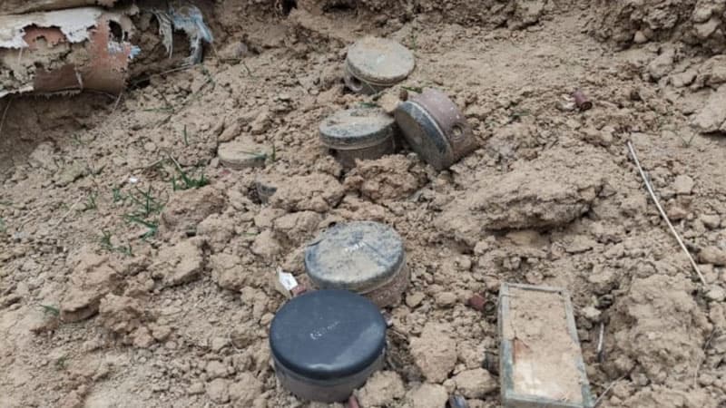 Laçın polisi Xocavənddə mina tapdı (FOTO/VİDEO)