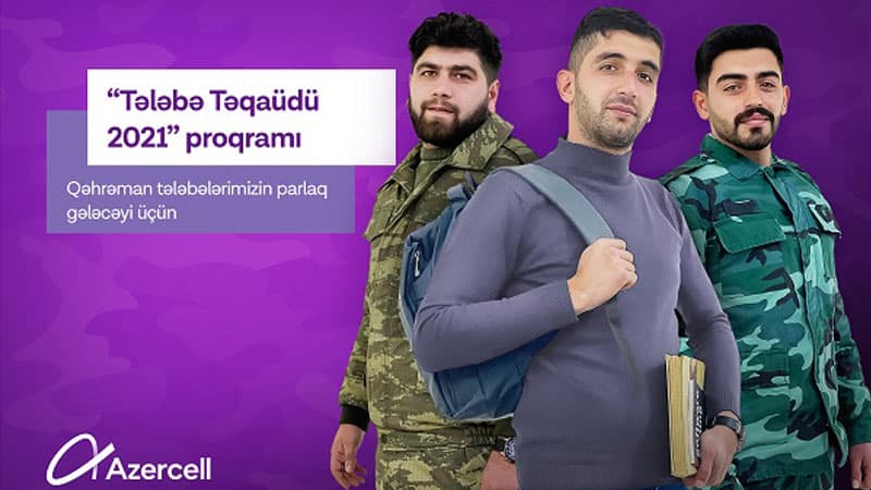 Azercell müharibədə iştirak edən tələbələrə təqaüd ayırdı 