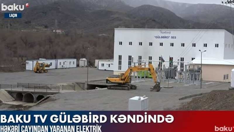 Həkəri çayından yaranan elektrik (VİDEO)