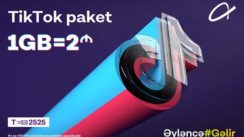 Azercell ilə TikTok indi daha əlçatandır!