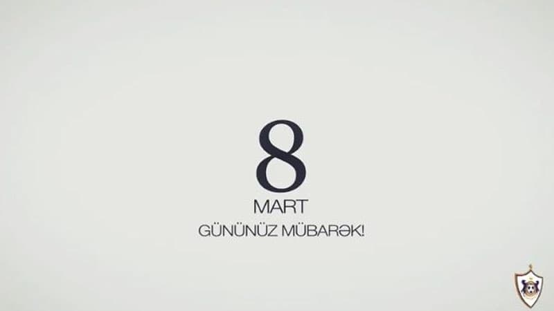 "Qarabağ"dan duyğusal 8 Mart təbriki (VİDEO)