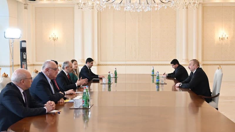 İlham Əliyev Türkiyə parlamentinin nümayəndə heyətini qəbul etdi