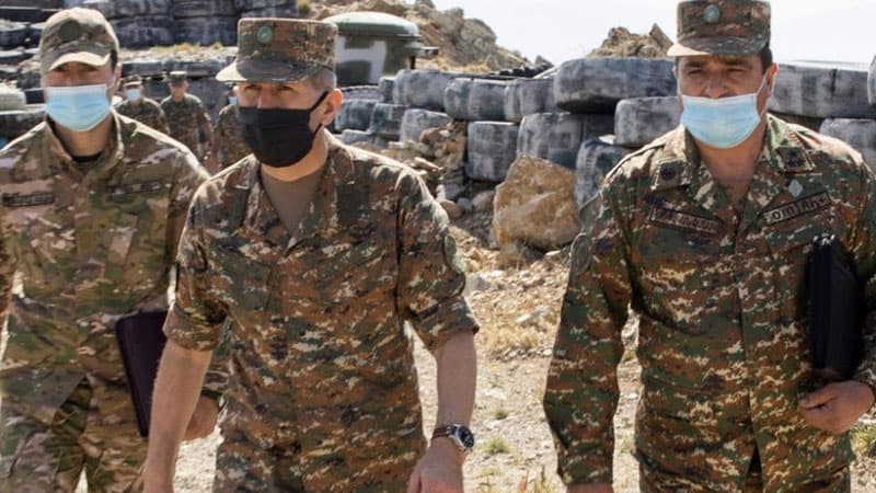 Ermənistan Silahlı Qüvvələrinin komandanlığı Qasparyana dəstək bəyanatı yaydı