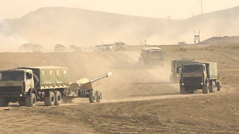 Naxçıvan Qarnizonu təlim keçirdi (FOTO/VİDEO)