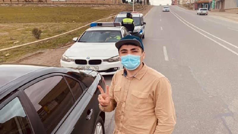 Polis Mehman Hüseynovu drona görə saxladığını deyir