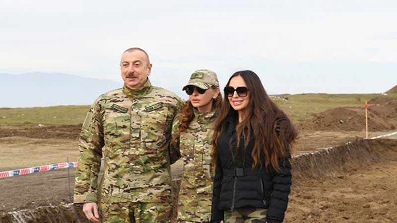 Prezident və xanımı Xocavəndlə Füzuliyə səfər etdi (FOTOLAR)