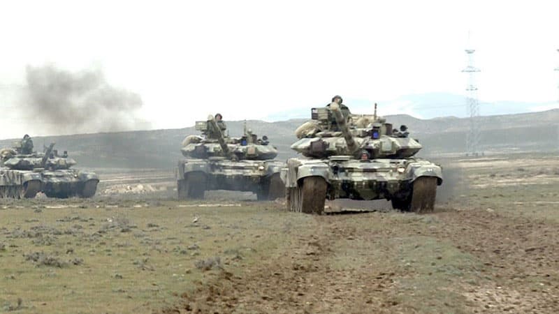 MN: Təlimlərə cəlb edilən qoşunlar cəmləşmə rayonlarını tutur (FOTO/VİDEO)