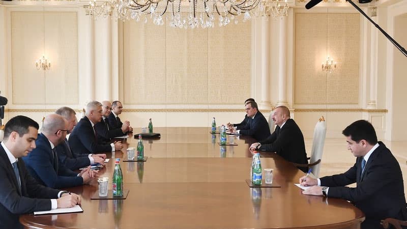 İlham Əliyev Slovakiyanın xarici və Avropa işləri nazirini qəbul etdi