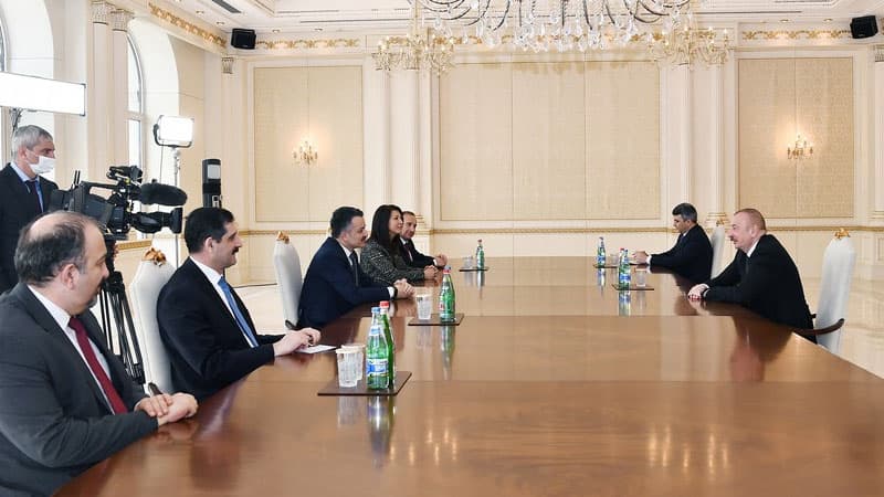 Prezident türk naziri qəbul etdi