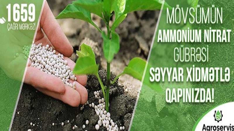 Fermerlər bayram günlərində də, “Aqroservis” ASC-dən mineral gübrə əldə edə bilərlər