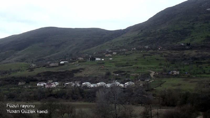 Füzulinin daha bir kəndinin görüntüləri (VİDEO)