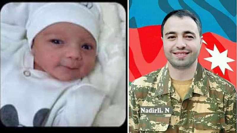 Şəhid övladı atası ilə eyni gündə doğuldu (FOTO)