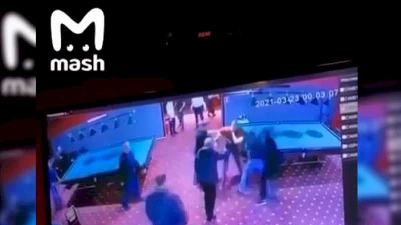 Tanınmış idmançının qətlə yetirilmə anı (VIDEO)