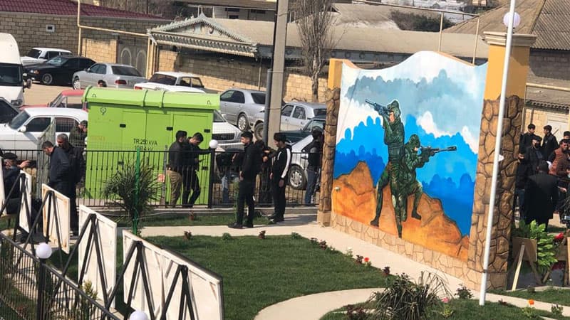 Salyanda şəhidin xatirə kompleksinin açılışı oldu (FOTOLAR)