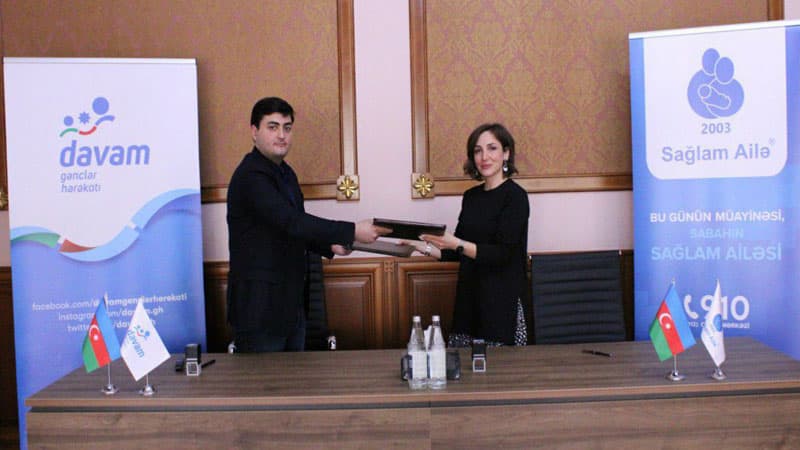 "Davam" və Sağlam Ailə Tibb Mərkəzi əməkdaşlıq sazişi imzaladı (FOTOLAR)