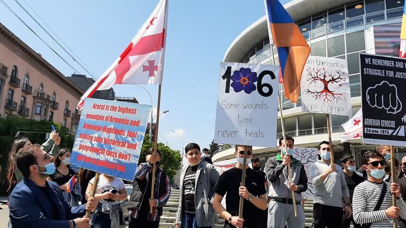 Ermənilər Tbilisidə Azərbaycan və Türkiyəyə qarşı təxribat törətdi