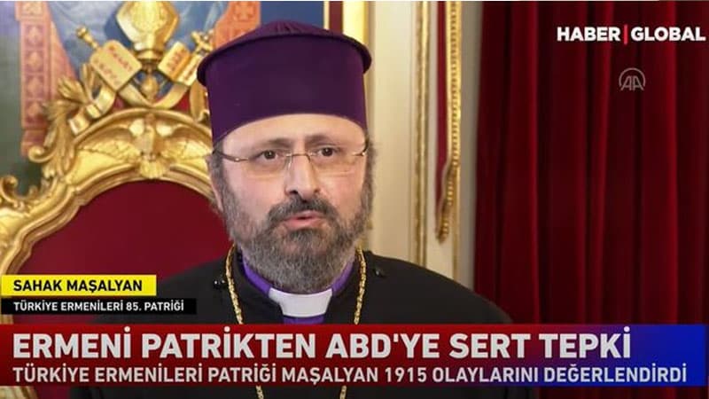 Türkiyədəki ermənilərin patriarxı 1915-ci il hadisələrini siyasətə alət edənləri qınadı (VİDEO)