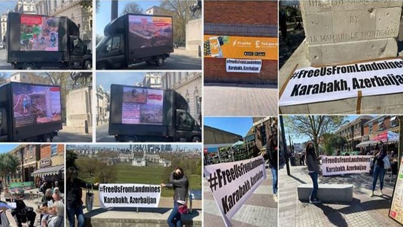 Azərbaycanlılar Avropada Ermənistana qarşı kütləvi aksiyalar keçirildi (FOTOLAR)