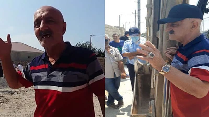 Neft ərazilərini zəbt edən makler həbs edildi (VİDEO)
