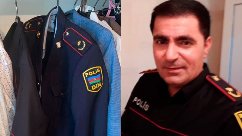 Saxta "polis mayoru"nun evindən çıxanlar (FOTO)