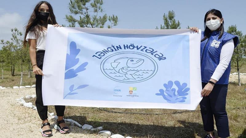 Leyla Əliyeva Qızılağac Milli Parkında (FOTOLAR)