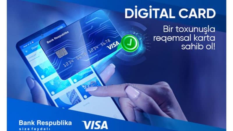 Mobil Şöbə ilə öz zövqünüzə uyğun rəqəmsal kart aça biləcəksiniz!