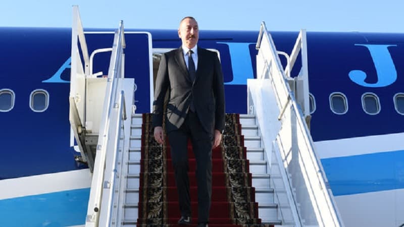 Prezident Naxçıvana getdi
