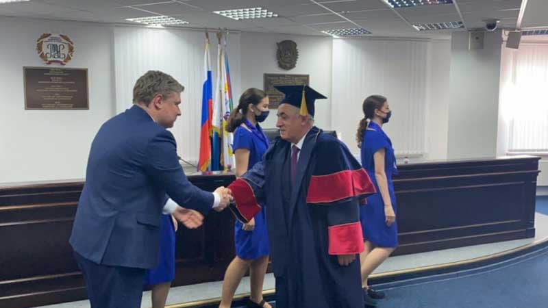 Əli Əsədova Rusiyada Fəxri doktor adı verildi (FOTO)