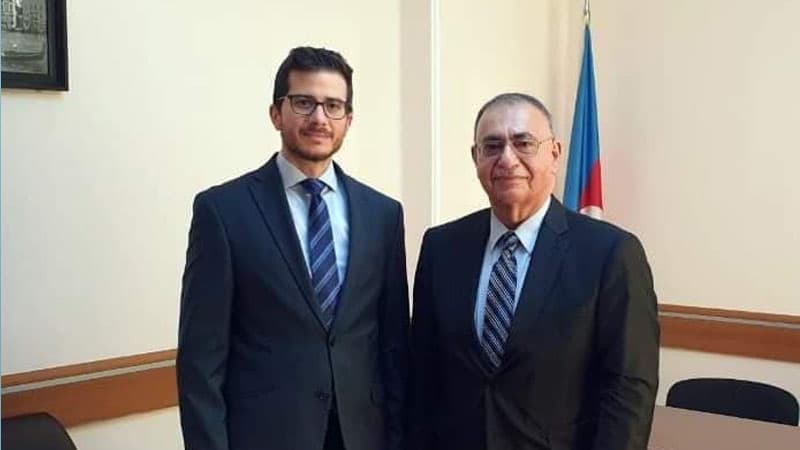 Asim Mollazadə İsrailin Azərbaycandakı səfiri ilə görüşdü