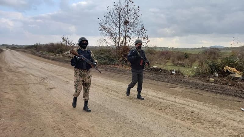 Azad edilmiş ərazilərə keçmək istəyən sərxoş şəxslər tutuldu (FOTO)